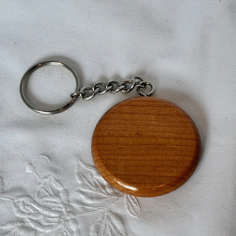 Keychain Eureka Montana Moose Wooden Laser Engraved Souvenir Wildlife Travel